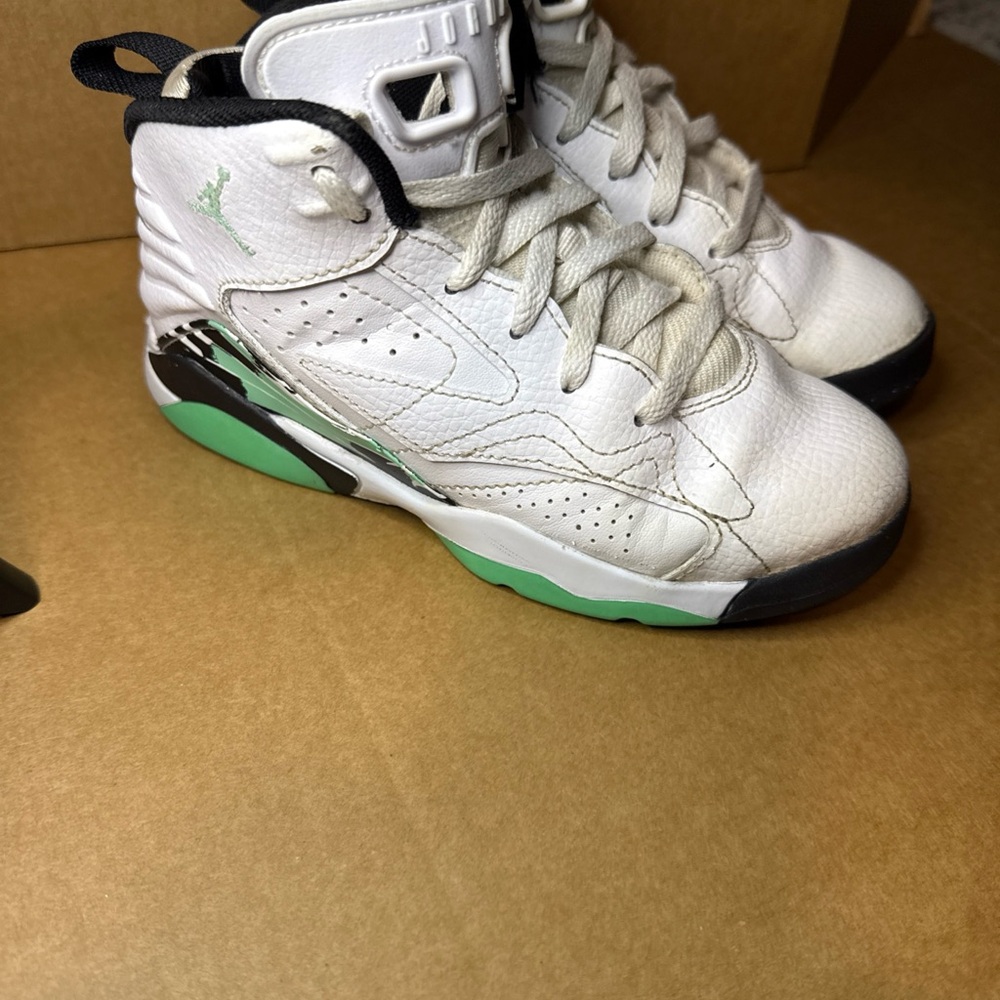 Nike Air Jordan MVP Green Glow High Top Lace up DZ5578-103 - Size 13C